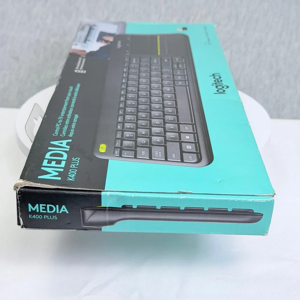 Logitech K400 Plus Wireless Touch Keyboard with Built-in Touchpad Blk 920-007119